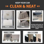 Car Detailing Kit Car Interior Cleaner Turbo Car Cleaning Gun Pro & at Home Interior Car Cleaning Supplies Kit for Upholstery