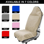 Waterproof Car Towel Seat Cover, Sweating Non-Slip Premium Towel Carseat Cover Protector, Universal Soft Machine Washable Car
