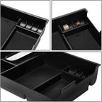 DNA MOTORING ZTL-Y-0008 Center Console Armrest Organizer Tray [for 07-19 Tundra],Black