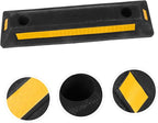 Rubber Garage Parking Stopper Tire Stops for Garage Floor Heavy Duty Wheel Block