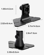 Carplay Holder Mount for 7/9/10.26” Portable CarPlay Screen Mount,GPS Holder with Replaceable Extra-Large Adhesive Base,Adjustable Dashboard Sticky Stand for Car Play Devices