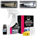Automotive Headlamp Restoration Fluid Oxidized Kit, 2026 Car Headlight Cleaner and Restorer Coating Spray Kit, Headlight Restoration Kit for Foggy Yellowing Oxidation (1 Set)