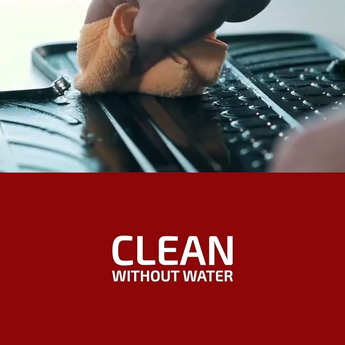 Gledring Rubber Car Mats Dry Wash Cleaner - Rubber Floor Mat Cleaner, Enviornment Friendly, Water Based, No Smell, does not M