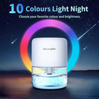 Dehumidifier for Home Small Quiet Dehumidifiers for 44OZ Water Tank Auto Defrost and Shutoff 10 Colors Light 4 Timer Options