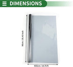 Motoforti Nano Ceramic Car Window Tint Film VLT 60% IRR 60% UVR 55% Silver Tone 14.76 ft x 35.43 Inch Privacy Film 2mil PET 1 Pc