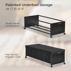 Under Bed Drawers on Wheels, XXXXL Size, UnderBed Storage with Wheels, Wooden Under Bed Storage, Underbelly Storage, Heavy Du