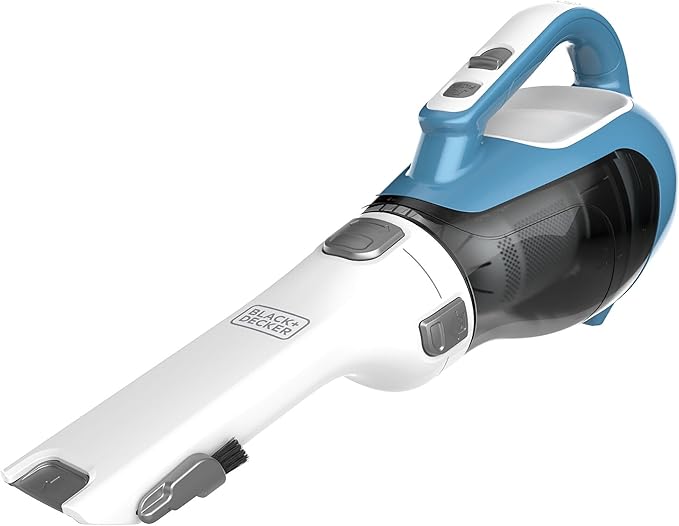 BLACK+DECKER dustbuster AdvancedClean Handheld Vacuum Cordless, Compact Home and Car Vacuum with Crevice Tool ,Rotating Nozzl