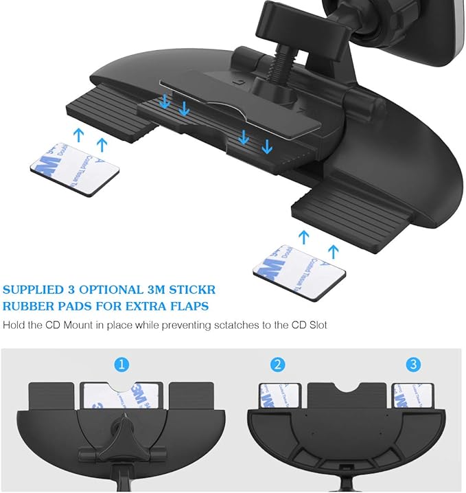 Car Phone Mount,Magnetic Cd Slot Car Mount Phone Holder 6 Magnet for iPhone 11 Pro Xs MAX XR XS X 8 7 Plus, Galaxy S10 S10+ S10e S9 Note 9 (Black)