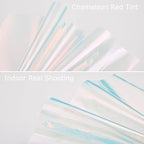 Chameleon Charming Red Windshield Tint 89.3% VLT Car Front Window Tint Colorful Red Color Change Effect Car Window Solar Protection Film, 59.84" x 1181.1" (The Whole Roll)
