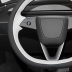 MEWANT DIY Stitching 3D Style Steering Wheel Cover Wrap for Tesla Model 3 Highland 2023-2025/Model Y 2025 Highland for Tesla Model 3/Model Y Accessories(3D Style)