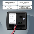 RV Led Dimmer Switch 12 Volt, 12V Rv Light Led Dimmer Switch, Toggle Dimmer Switch DC High Side Light Dimmer Switch for Dimmable LED Halogen, Incandescent - RV, Auto, Truck, Marine, and Strip Lighting
