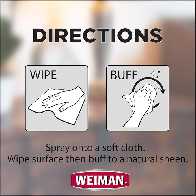 Weiman Leather Cleaner and Conditioner for Use on Your Couch Chair Purse Wallet Shoes Boots Saddle Belt Jacket Car Seat