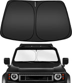 ARISMOTOR Windshield Sun Shade for Toyota Land Cruiser 2024-2025 2026, Custom Fit Foldable Front Window Sunshade Sun Visor Protector, Block UV Rays Keep Your Car Cooler