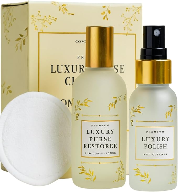Leather Purse Cleaner & Conditioner for Handbags, Designer Bags, and Luxury Purses, Recommended Leather Cleaner for Handbags 