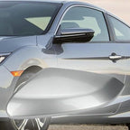 Silver Mirror Cap Cover For Honda Civic 2016 2017 2018 2019 2020 2021 Rearview Mirror Cap Replacement (Left Side)