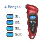 FOVAL Digital Tire Pressure Gauge 150 PSI for Car Truck Bicycle Instant Read with Backlit LCD and Non-Slip Grip (4)