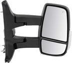 TRQ Driver & Passenger Side Mirror Set Power with Heat Compatible with 2015-2019 Ford Transit-150 Transit-250 Transit-350 Tra