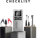 Car Battery Jump Starter with Air Compressor - 2500mAh*4 150PSI Portable Car Jump Starters (Gas4.5L/3.5L Diesel) with Tire