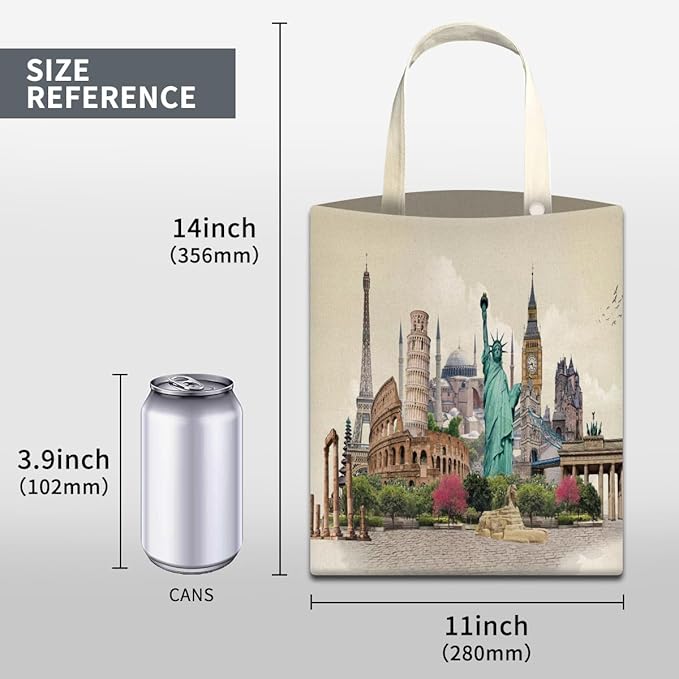Car Trash Can, Cute Car Trash Bag, Hanging Car Organizer and Storage Bag, Trash Bin for Car Accessories, Vehicle, Travelling, Camping Luxury Cityscape Pattern