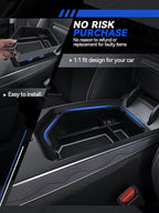 for Genesis GV70 Center Console Organizer Genesis GV70 2022-2025 Accessories Armrest Tray Middle Storage Box Insert Container Durable ABS Plastic