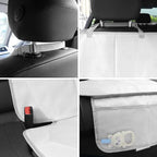 Meolsaek Car Seat Protector for Child Car Seat, Durable 600D Fabric Waterproof Car Seat Cover with Thick Pad Non-Slip Backing