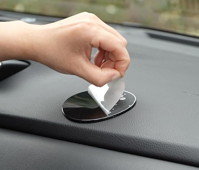 Dashboard Pad Mounting Disk for Suction Cup Phone Mount & GPS & Dashboard Camera 3.25" L Heat-Resistant Suitable for Curved Surface Textures and Flat Surfaces,2-Piece Set