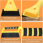 Snow Brush and Ice Scraper Set for Car Windshield Snow Frost Ice Removal Tool Detachable Snow Scraper with Foam Handle for Cars Trucks Window