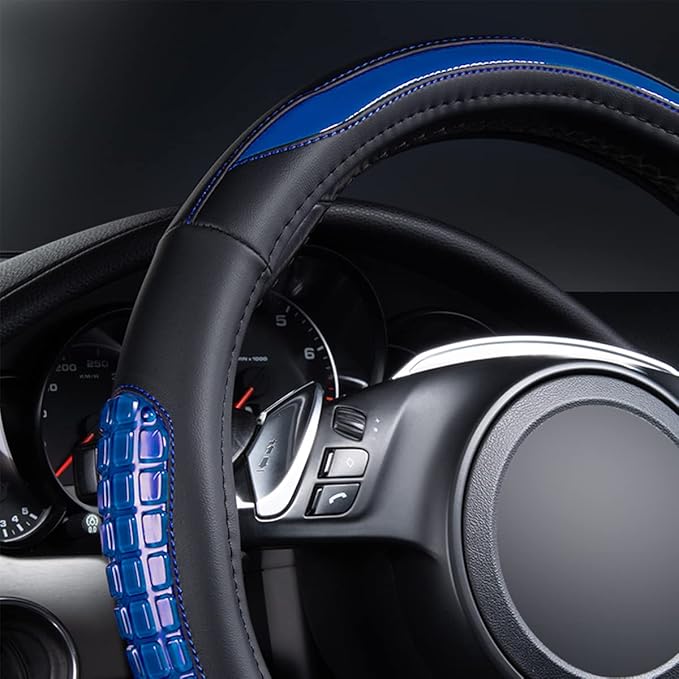 Flying Banner car Steering Wheel Cover Gel Massage Velvet Cool Warm Universal Size 15 inches SUV Truck Anti Slip Odorless Sum