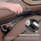 2PCS Car Seat Gap Filler Organizer, Multifunctional Car Gap Filler Organizer Storages Phone Key Avoids Things Falling, Universal Car Blocker Between Seats for Most Vehicles