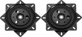 uxcell 6" Bar Stool Swivel Replacement, 360° Rotation Lazy Susan Turntable, Square Semi-Ball Bearing Seat Swivel Base Mount P
