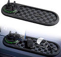 Multifunction Car Anti-Slip Mat, 2025 New Car Anti Slip Mat Phone Holder with Temporary Parking Number, Rotatable Anti Skid C