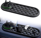 Car Anti Slip Mat Phone Holder, Multifunction Car Anti-Slip Mat for Dashboard, Dash Pad with Temporary Parking Numbe for Phon
