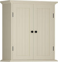 ChooChoo Bathroom Wall Cabinet, Over The Toilet Space Saver Storage Cabinet, Medicine Cabinet with 2 Door and Adjustable Shel