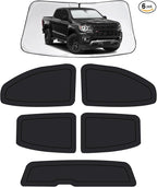 Car Window Shades for Chevrolet Colorado 2015-2022, Full Car Window Covers for Privacy, Sunshades for Colorado Front Rear Windshield Side Windows to Block UV and Protect Privacy(6pcs)