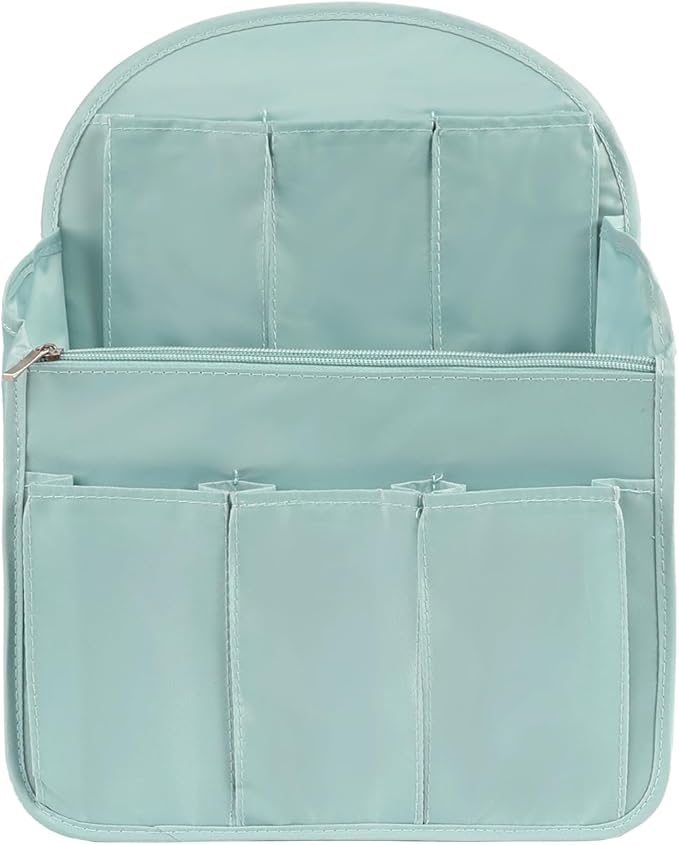 Surblue Backpack Organizer Insert Liner Hanging Travel Rucksack Purse and Handbag Insert Pocket, High-capacity Divider Foldab