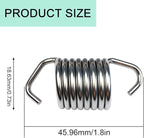 4-Pack Compatible Universal 459461 Left & Right Headlamp Adjustment Spring, Headlight Leveling Spring, Replacement Headlight Tension Spring, Auto Headlamp Mounting Spring, Headlamp Spring Kit