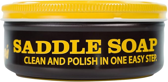 Fiebing's Yellow Saddle Soap for Leather (2 Pack, 12 oz Each) - Leather Cleaner & Conditioner to Soften, Protect & Restore Le