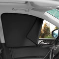 Ovege Car Side Window Sun Shade Magnetic Car Curtain Suction Magnetic Suedette －Front Seat 2pcs