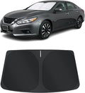 TINGLU Sun Shade for Nissan Altima Sedan 2013-2018 Accessories Windshield Sun Shade Window Shade UV Rays Protection Sun Visor Cover with Steering Wheel Sunshade Storage Bag