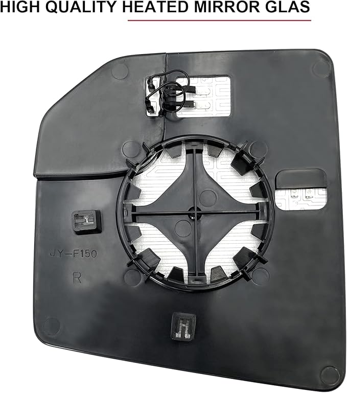 Ford F150 Right Side Heated Blind Spot Mirror - Convex Glass with Rear Holder FL3Z17K707A