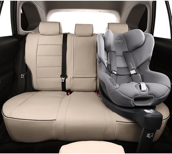 EKR Rav4 Seat Covers Custom Fit for Toyota Rav4 LE(NOT for Hybrid) 2013 2014 2015 2016 2017 2018,Leather Car Seat Cover for T