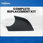 Left Rearview Mirror Cover Bracket, Compatible with Tesla Model Y 2020-2026, Side Mirror Base Cover Replacement Part, Suitable for Tesla Model Y Accessories（Black）