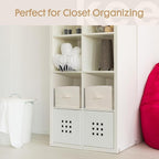 Criusia 6 Pack Large Clothes Organizer, Wardrobe Closet Organizer and Storage with Handles, Foldable Fabric Closet Organizers