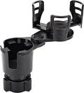 Car Cup Holder Expander, Universal 2 in 1 Large Cupholder Expander Adapter for Car with Adjustable Base, Fits Large Bottles, 