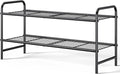 Kitsure Shoe Rack - Stainless Steel Shoe Organizer, Sturdy Shoe Rack for Closet and Front Door Entrance, Free Standing Shoe S