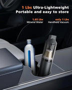 Car Vacuum Portable with 16000Pa Powerful Suction, Handheld Vacuum Cordless Rechargeable Blow & Suction 4 in 1, Small Vacuum 