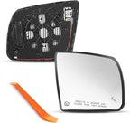 Passenger Side BSD Mirror Compatible with Toyota Tundra 2007-2020, Toyota Sequoia 2008-2017 - Blind Spot Indicator, Heated, Right Side Mirrors Replacement Glass