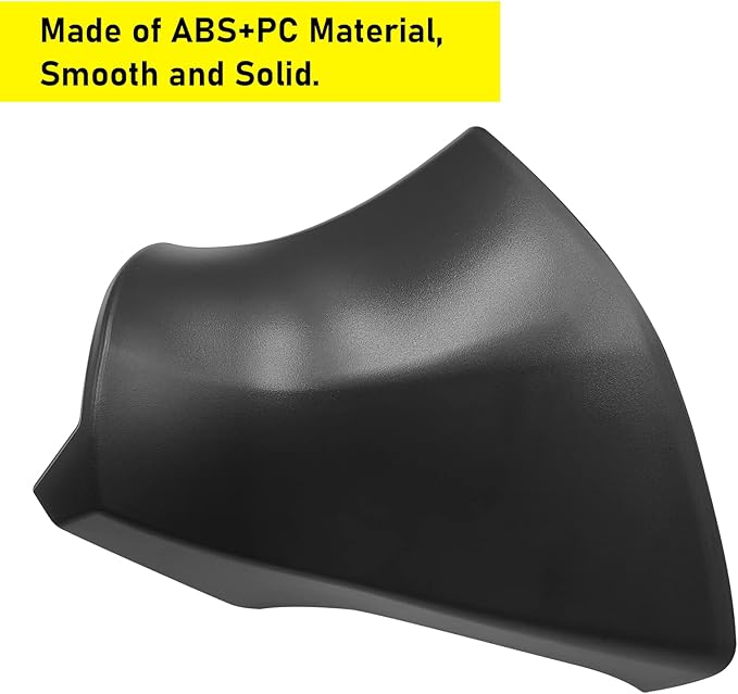Jaronx Compatible with Toyota Highlander Driver Side Mirror Triangle Base Cover 2020-2024, for Highlander Driver Side Rearview Mirror Bottom Base Covers (NOT FIT Grand Highlander) (Left)