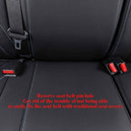 EKR Custom Fit Tacoma Rear Car Seat Covers for Select Toyota Tacoma 2016 2017 2018 2019 2020 2021 2022 2023 Double Cab/Crew C
