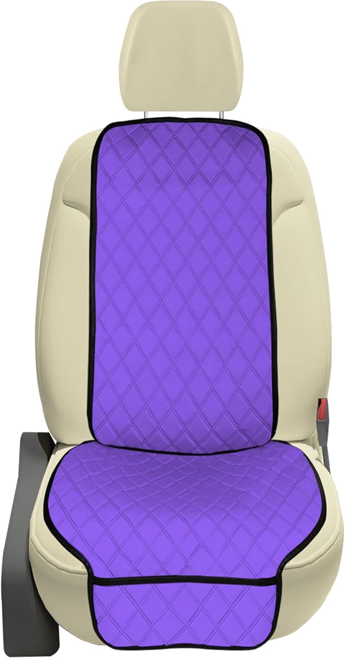 FH Group Car Seat Cushion – Neosupreme Single Front Seat Cover with Front Pockets, Airbag Compatible, Universal Fit Car Seat 
